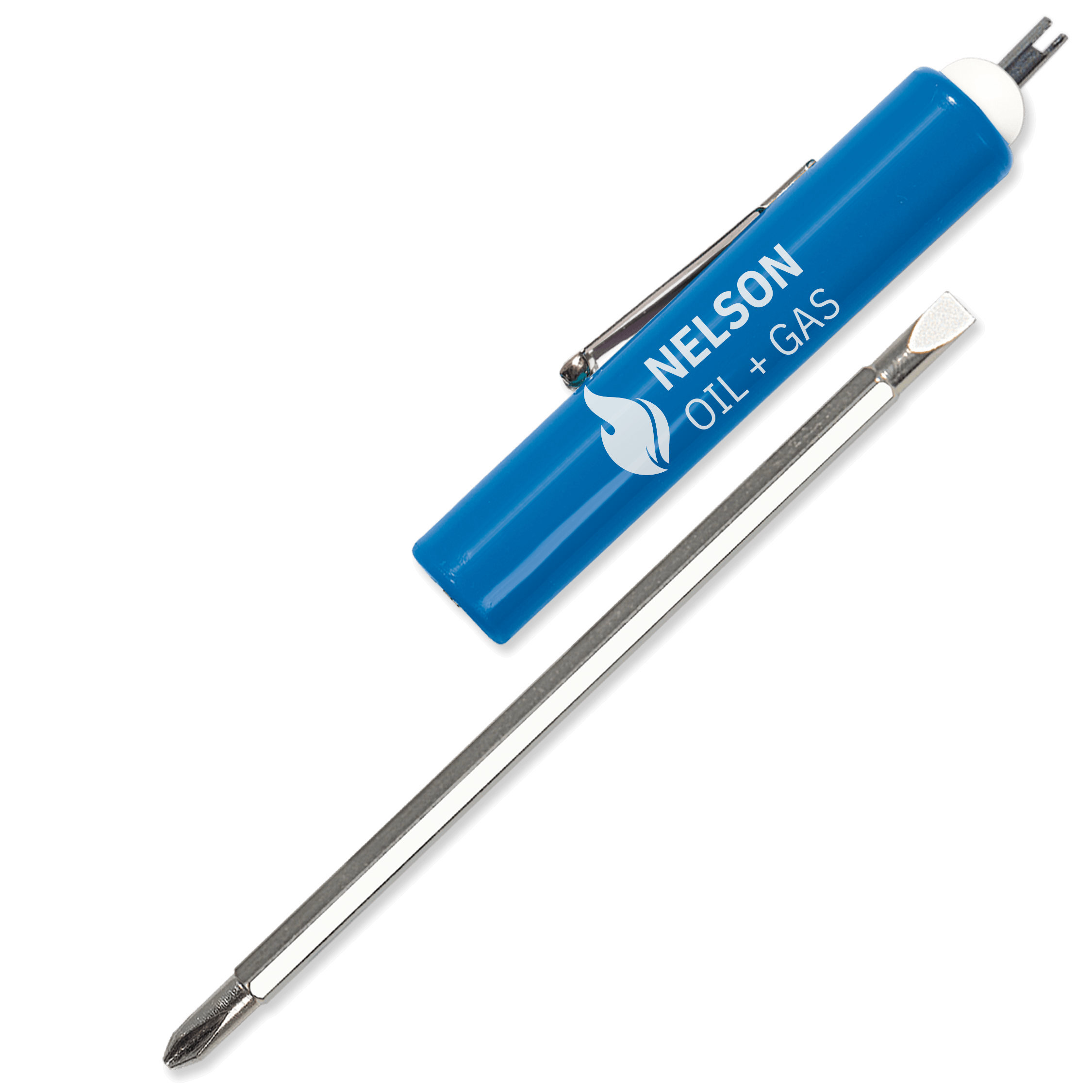 Bright Blue Imprinted